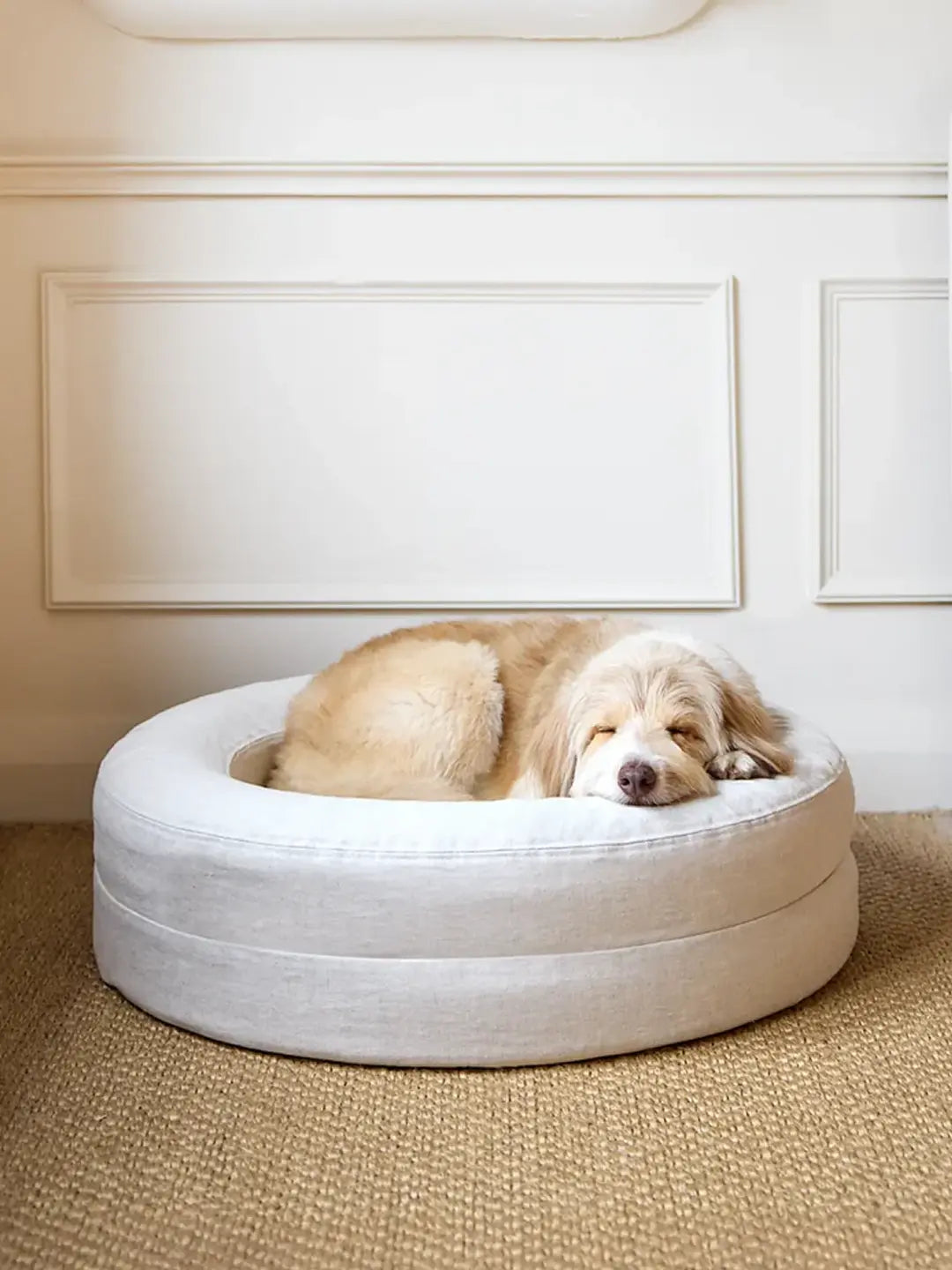Linen Cover Curl in Oat