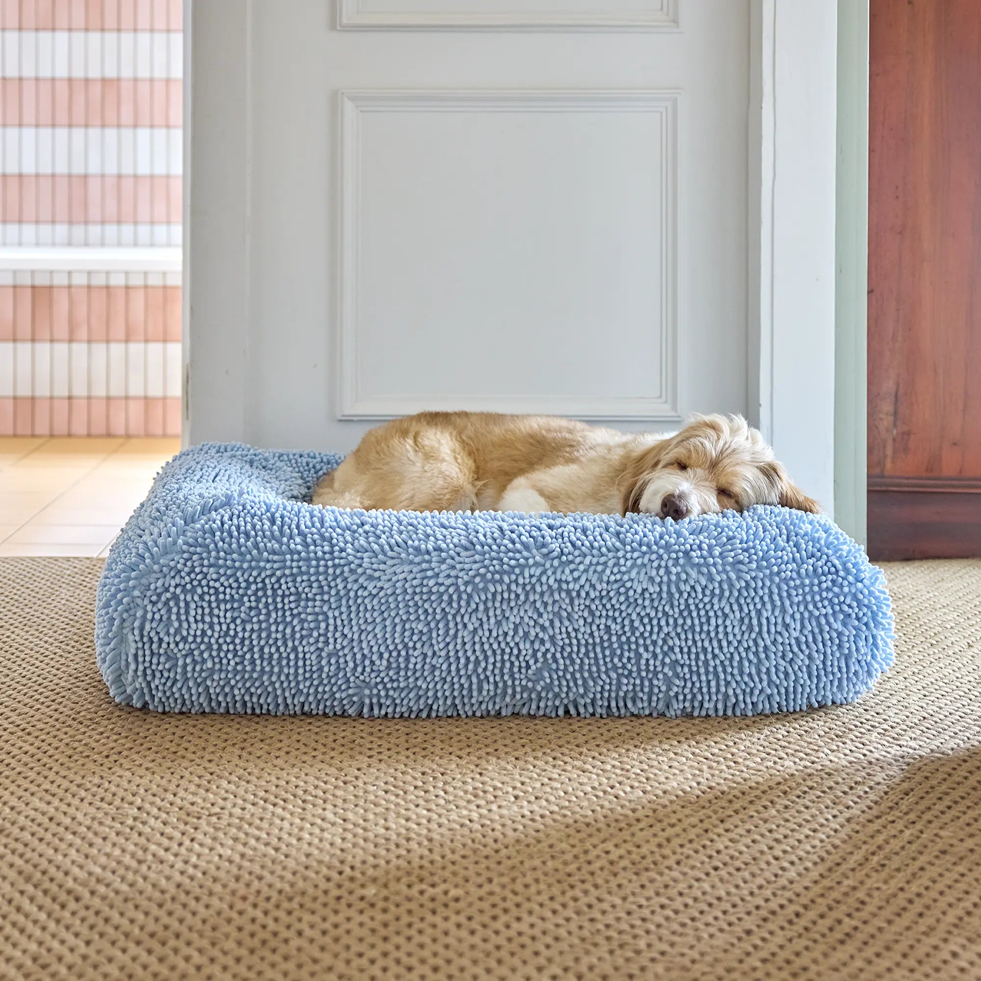 Medium Barney Bed with Barneycles Cover in Powder Blue