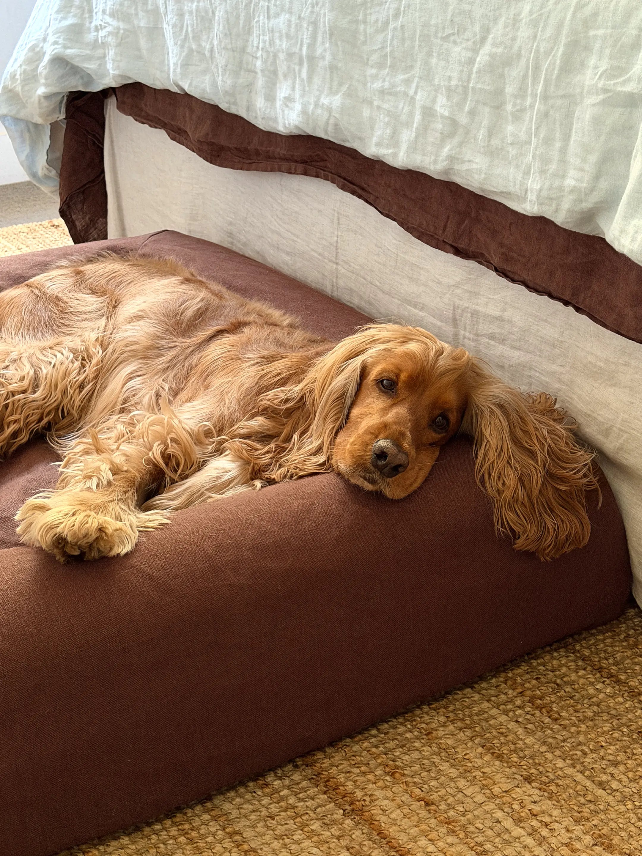 Linen Cover in Moose